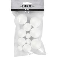 Creativ Company Styropor ballen wit, 12st.