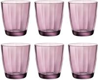 Bormioli Rocco Waterglazen Pulsar - Paars - 300 ml - 6 stuks