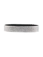 Dolce & Gabbana Kids ceinture à ornements en cristal - Argent