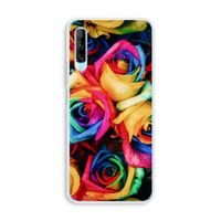 Neon bloemen: Huawei P Smart Pro Transparant Hoesje