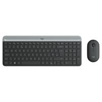 Toetsenbord en muis Logitech 920-009190 Zwart Grijs Frans AZERTY