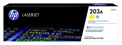 Tonercartridge HP CF542A 203A geel Tonercartridge HP CF542A 203A geel