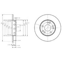 Delphi Diesel Remschijf BG2314 - thumbnail