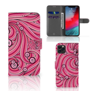 Apple iPhone 11 Pro Max Hoesje Swirl Pink