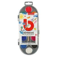 Bruynzeel waterverf met penseel 12 kleuren
