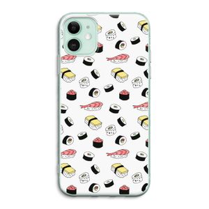 Sushi time: iPhone 11 Transparant Hoesje