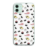 Sushi time: iPhone 11 Transparant Hoesje