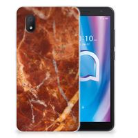 Alcatel 1B (2020) TPU Siliconen Hoesje Marmer Bruin - thumbnail