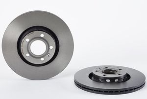 Remschijf COATED DISC LINE BREMBO, Remschijftype: Binnen geventileerd, u.a. für Audi, VW, Skoda, Seat