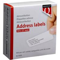 Labeletiket quantore dk-11204 17mmx54mm wt 400st | 10 stuks