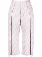 Henrik Vibskov pantalon Flip à fleurs en jacquard - Rose