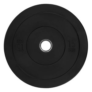 RYZOR Halterschijf - 15 KG - Rubber - Zwart