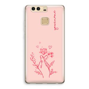 Giving Flowers: Huawei P9 Transparant Hoesje