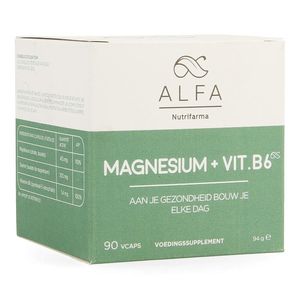 Alfa Magnesium + Vit B6 V-caps 90