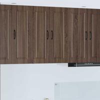 Keukenkast met plank Bruin Eiken 60 x 31 x 80 cm Bewerkt hout