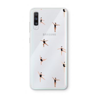 Dancing #1: Samsung Galaxy A70 Transparant Hoesje