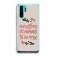 Optimistic flower girl: Huawei P30 Pro Transparant Hoesje