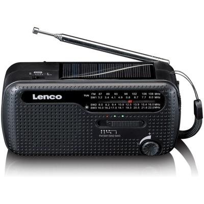 LencoMCR-113 Noodradio FM radio Zwart