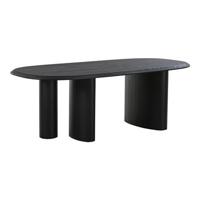 House Nordic - Eettafel Ovaal 220cm - Donkerbruin - 6-8 Personen - thumbnail