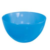Serveerschaal/slakom - blauw - 5 liter - kunststof - D26 x H14 cm