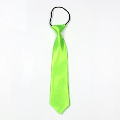 10 stuks effen kleur casual rubber band lui gelijkspel voor kinderen (fluorescerende groen)
