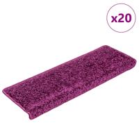 Trapmatten 20 st 65x21x4 cm Violet Rechthoekige Rand
