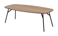 Bendt Deens Ovale Salontafel 'Kiyomi' Eiken, 120 x 60cm