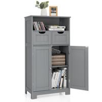 Vrijstaande Kast met Lades voor Keuken Badkamer 60 x 30 x 109 cm Grijs
