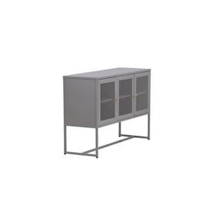 Fjôrd - Dressoir Lichtgrijs 120cm - Staal - Malla