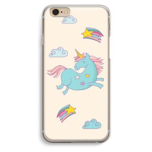 Vliegende eenhoorn: iPhone 6 / 6S Transparant Hoesje