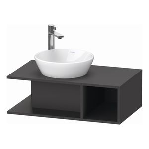 Badmeubel Duravit D-Neo Wand 80x48x26 cm Rechts Mat Grafiet Duravit