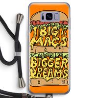 Big Macs Bigger Dreams: Samsung Galaxy S8 Transparant Hoesje met koord