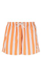 Sunnei short de bain à rayures - Orange