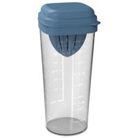 Rotho Loft Shaker met Pers 1L Horizon Blauw/Transparant Rotho Loft Shaker met Pers 1L Horizon Blauw/Transparant