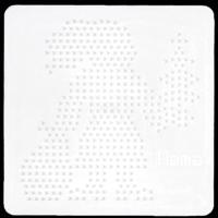 Hama strijkkralen grondplaat kerstman