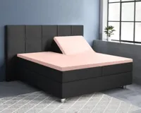 Primaviera Deluxe Splittopper Satijn Hoeslaken Roze 180 x 200 cm