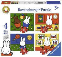 Ravensburger puzzel 12-16-20-24 stukjes 4 in1 Nijntje heeft plezier - thumbnail