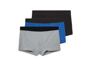 pepperts! 3 kinder boxers (Zwart/blauw/grijs, 134/140)