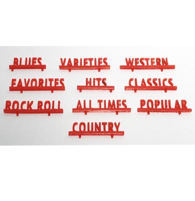 Ami Classificatie Woorden Rood 10 stuks