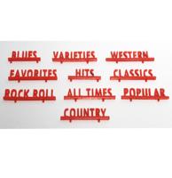 Ami Classificatie Woorden Rood 10 stuks