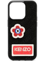 Kenzo Boke Flower-patch iPhone 14 Pro case - Noir - thumbnail