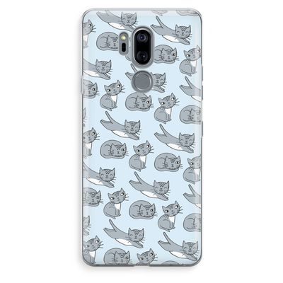 Poezen: LG G7 Thinq Transparant Hoesje