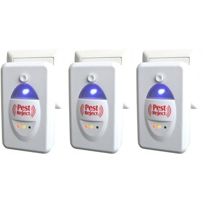 Benson Insectenverjager ultrasoon - 3x - elektromagentisch - muizenverjager