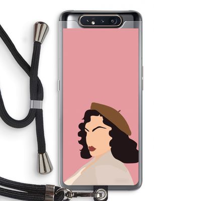 Confidence: Samsung Galaxy A80 Transparant Hoesje met koord