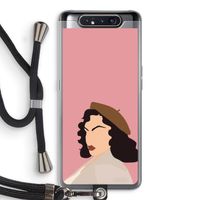 Confidence: Samsung Galaxy A80 Transparant Hoesje met koord