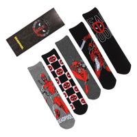 Marvel Socks 5-Pack Deadpool S-M