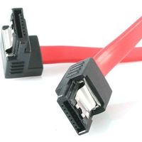 StarTech.com 18 Latching SATA Cable M/M 1 Right Angle SATA-kabel 0,45 m Rood