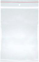 OFFICE products gripsealzakje, transparant, pak van 100 stuks, ft 80 x 120 mm