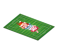 Kinder placemat Voetbalveld met naam Kinder placemat Voetbalveld met naam
