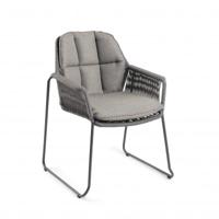 Tierra Outdoor Rivera Diningstoel Charcoal - Tierra outdoor
